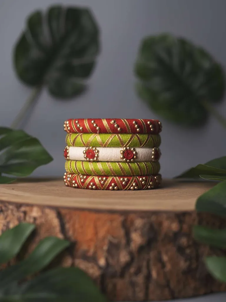 Naina Handmade Silk Thread Bangles